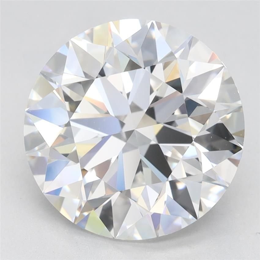 3.84ct E VVS1 Rare Carat Ideal Cut Round Lab Grown Diamond