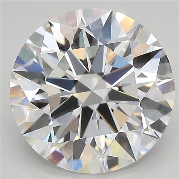 4.05ct D VS1 Rare Carat Ideal Cut Round Lab Grown Diamond