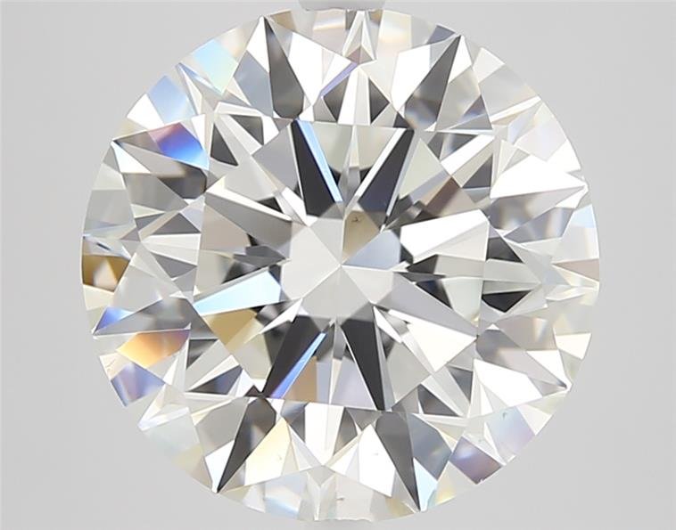 5.23ct H VS1 Rare Carat Ideal Cut Round Diamond