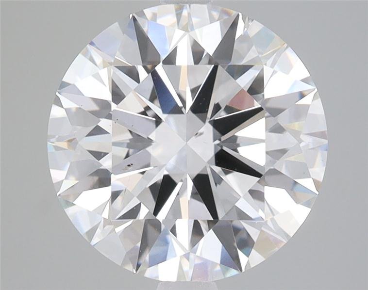 3.62ct F SI1 Rare Carat Ideal Cut Round Lab Grown Diamond