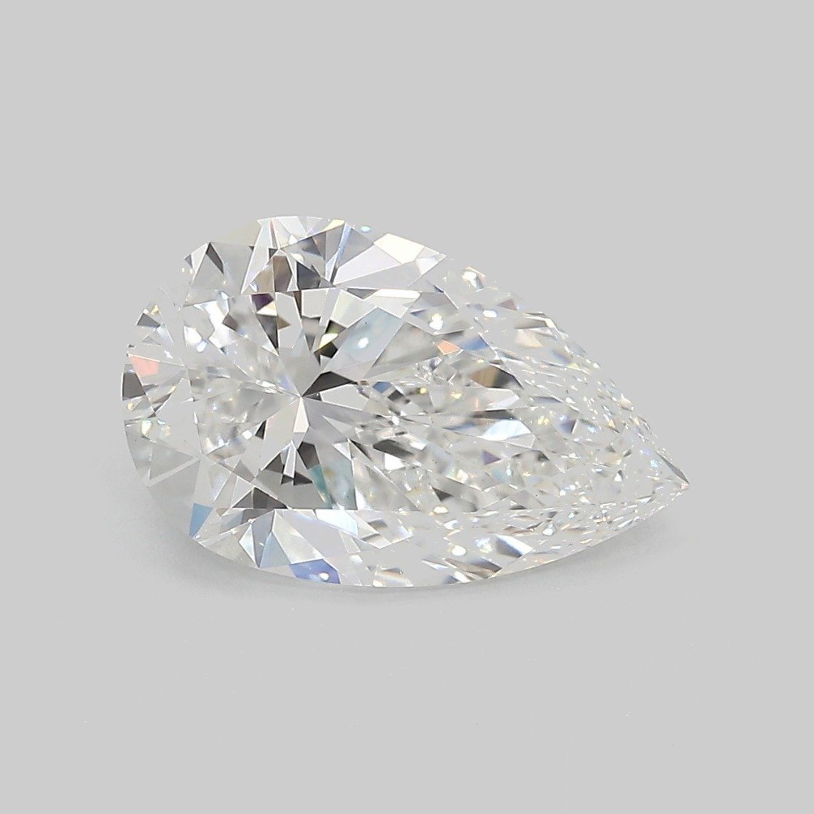 3.52ct E VS1 Rare Carat Ideal Cut Pear Lab Grown Diamond