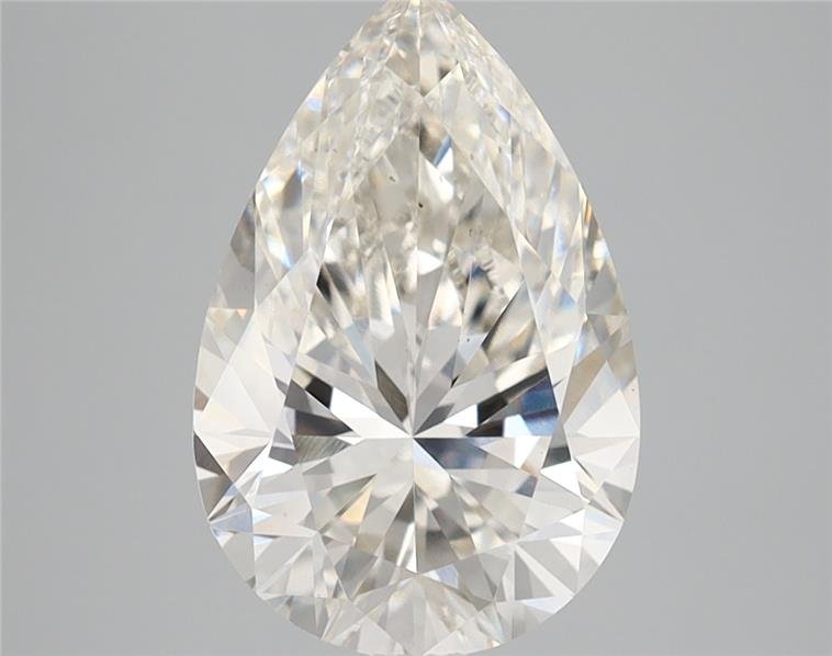 2.92ct H VS2 Rare Carat Ideal Cut Pear Lab Grown Diamond