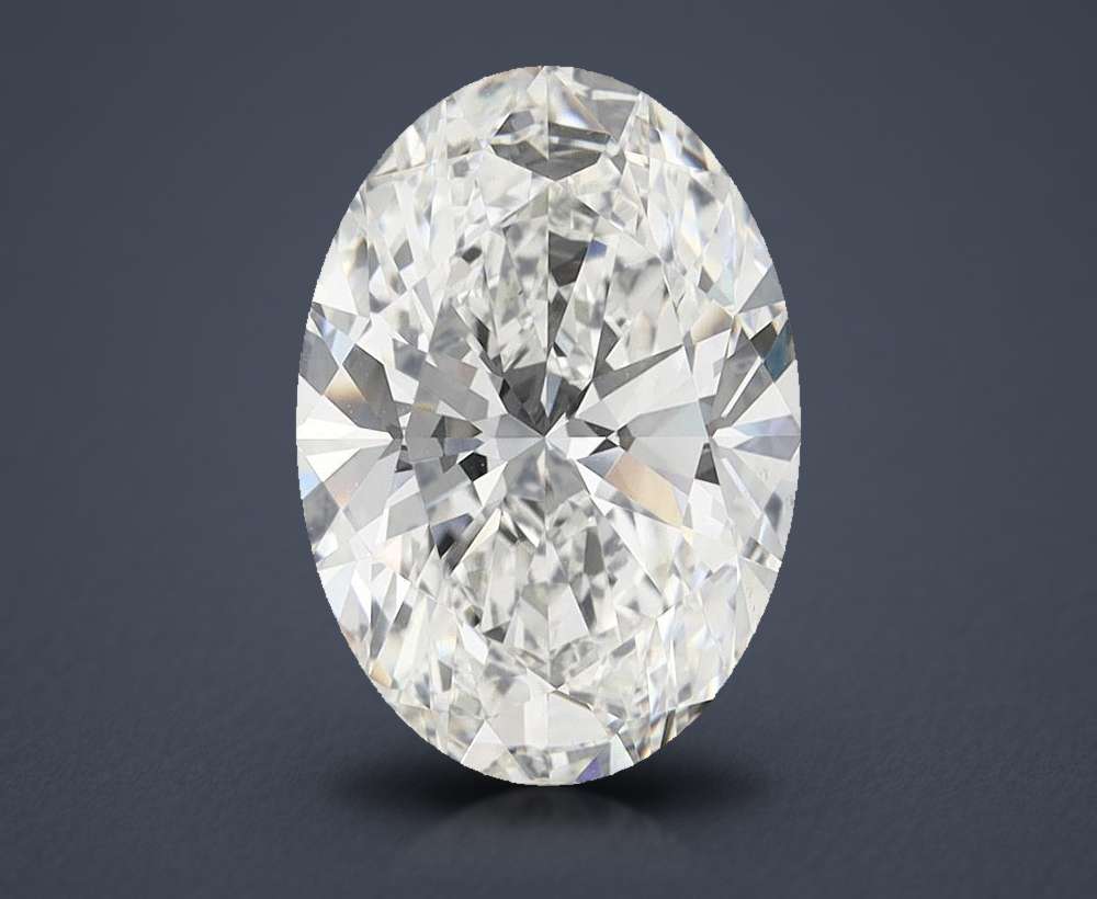 9.58 Carat Oval Lab Diamond