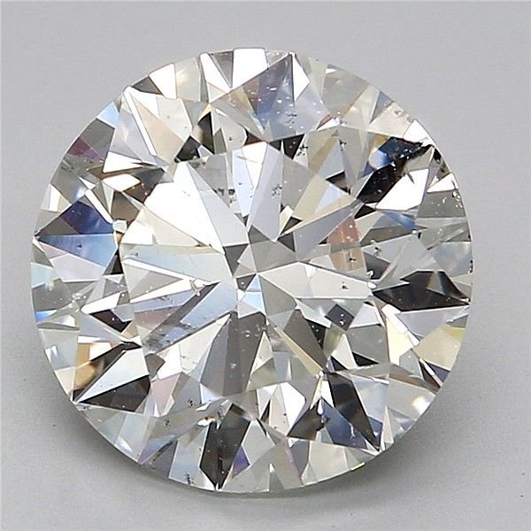 4.01ct J SI1 Rare Carat Ideal Cut Round Diamond