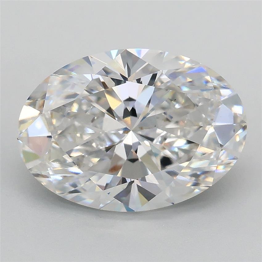3.07ct E VS1 Rare Carat Ideal Cut Oval Lab Grown Diamond