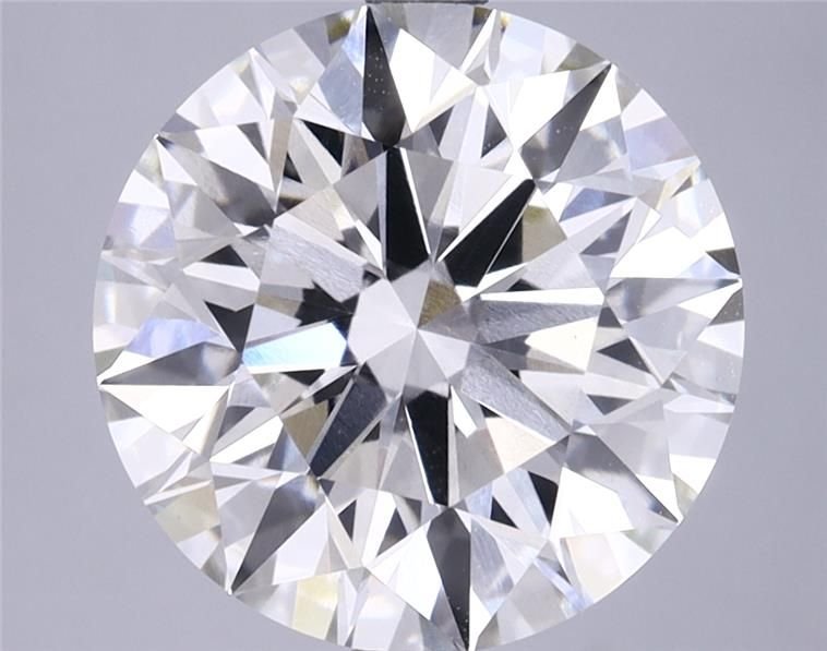 5.17ct J VVS2 Excellent Cut Round Lab Grown Diamond