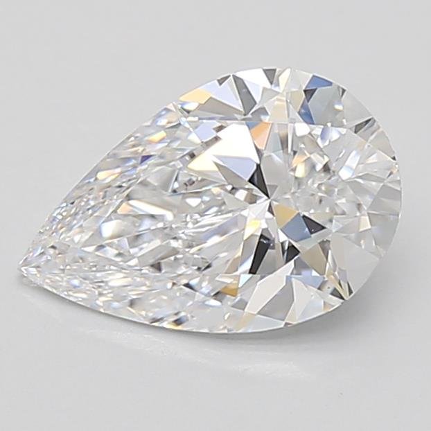 0.96ct D IF Rare Carat Ideal Cut Pear Lab Grown Diamond