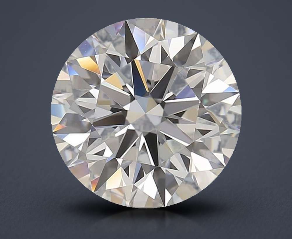 4.21 Carat Round Lab Diamond