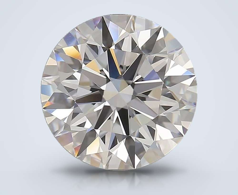 4.21 Carat Round Lab Diamond