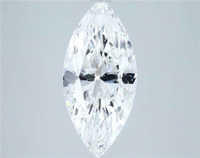 3.02ct G SI2 Rare Carat Ideal Cut Marquise Diamond