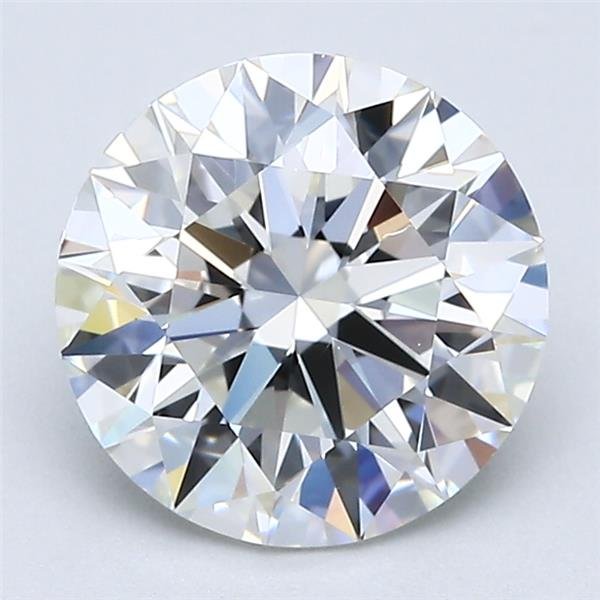 2.01ct H VS1 Rare Carat Ideal Cut Round Diamond