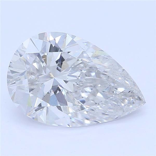 0.75ct F SI1 Rare Carat Ideal Cut Pear Lab Grown Diamond