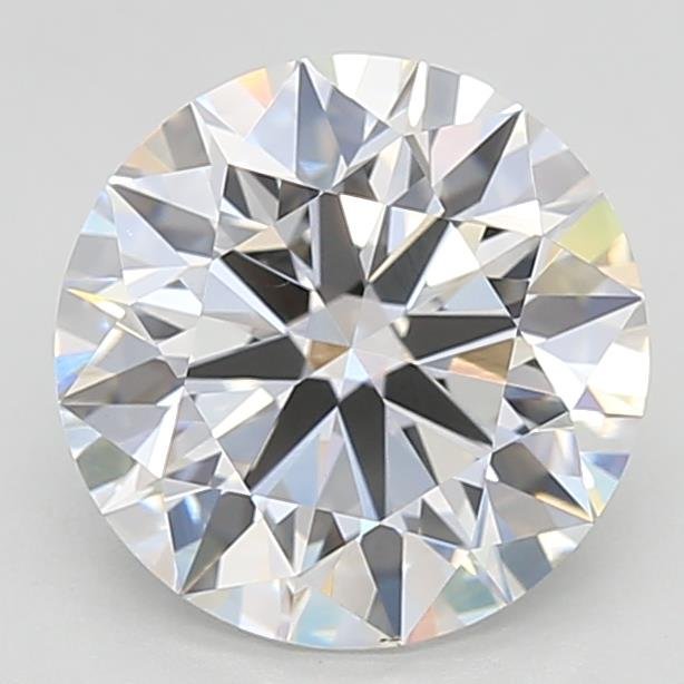 2.71ct E VVS2 Rare Carat Ideal Cut Round Lab Grown Diamond