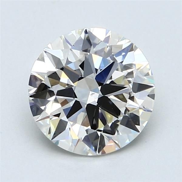 2.01ct H VS2 Rare Carat Ideal Cut Round Diamond