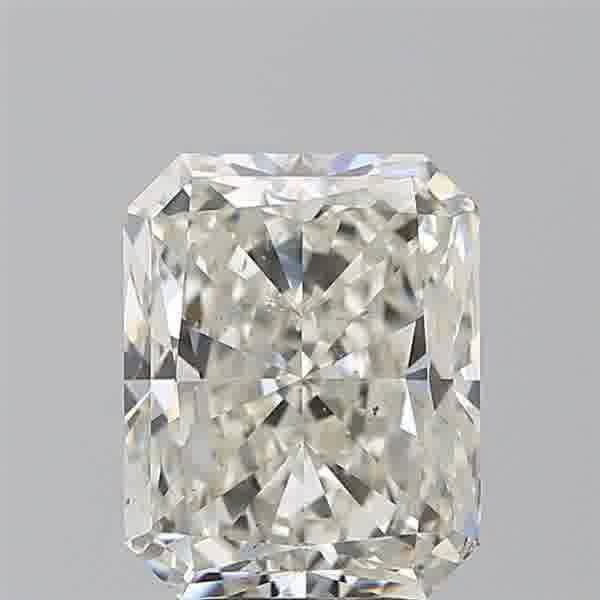 5.01ct K SI1 Rare Carat Ideal Cut Radiant Diamond