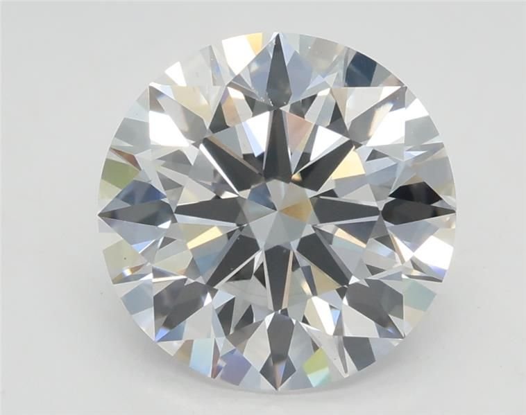 3.00ct D VS2 Rare Carat Ideal Cut Round Lab Grown Diamond