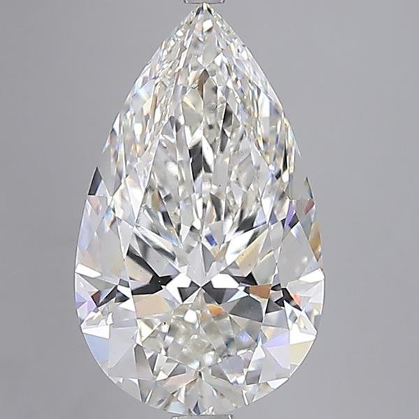 10.53ct G VS2 Excellent Cut Pear Lab Grown Diamond