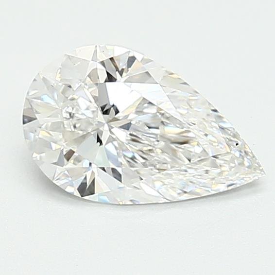 0.94ct D VVS2 Rare Carat Ideal Cut Pear Lab Grown Diamond