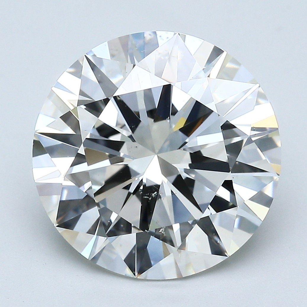 6.70ct J SI1 Excellent Cut Round Diamond