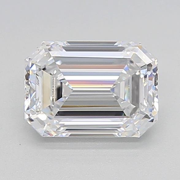 1.08ct D VVS1 Rare Carat Ideal Cut Emerald Lab Grown Diamond