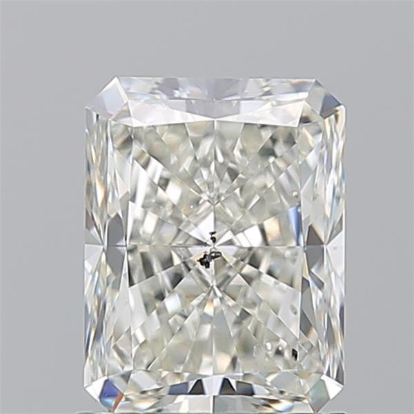 1.53ct J SI2 Rare Carat Ideal Cut Radiant Diamond