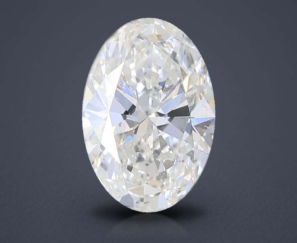 1.00 Carat Oval Lab Diamond