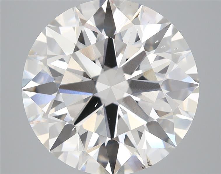 6.02ct F SI1 Rare Carat Ideal Cut Round Lab Grown Diamond