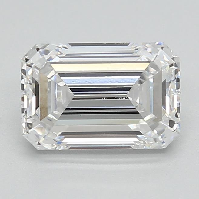 1.53ct D VVS2 Rare Carat Ideal Cut Emerald Lab Grown Diamond