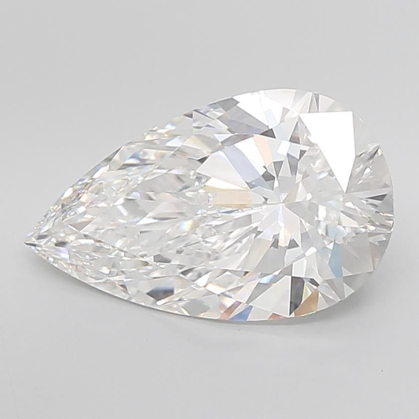 7.08 Carat Pear Lab Diamond