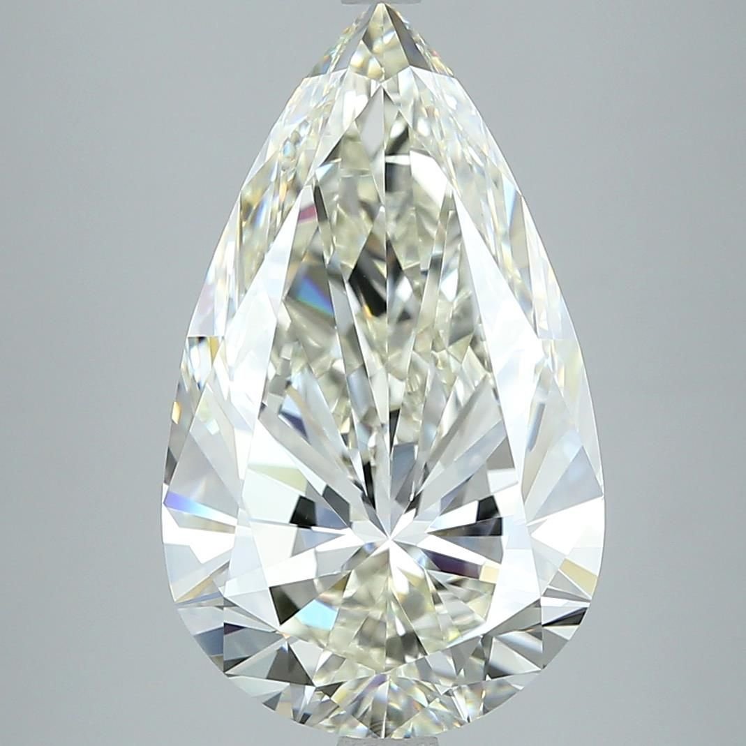 7.42ct I VVS2 Rare Carat Ideal Cut Pear Diamond