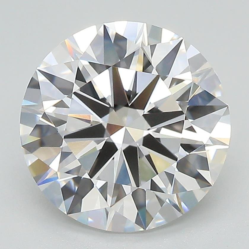 3.75ct E VVS2 Rare Carat Ideal Cut Round Lab Grown Diamond