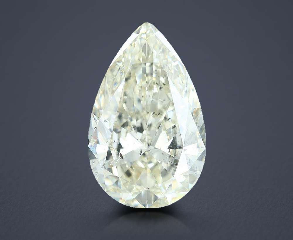 4.04 Carat Pear Natural Diamond