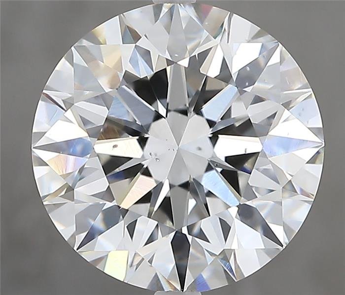 4.50ct H SI1 Rare Carat Ideal Cut Round Diamond