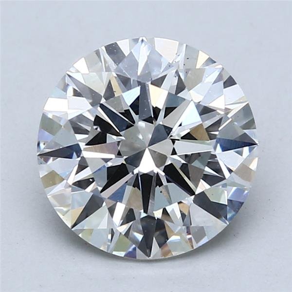 3.02ct E VS2 Rare Carat Ideal Cut Round Lab Grown Diamond