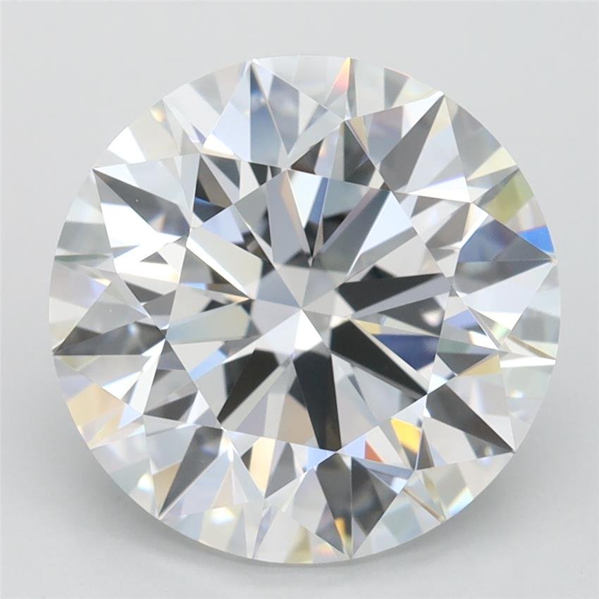 4.17ct D IF Rare Carat Ideal Cut Round Lab Grown Diamond
