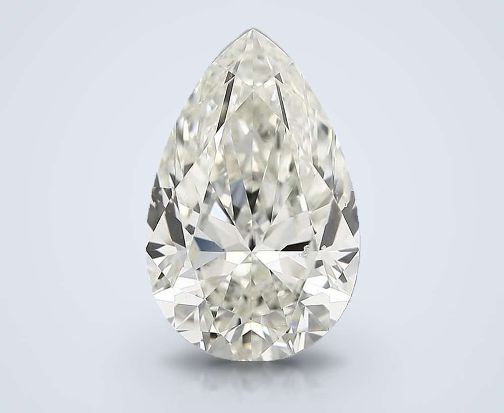 7.01 Carat Pear Natural Diamond
