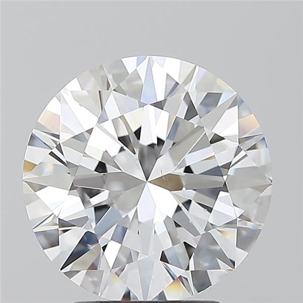 3.01ct D SI1 Rare Carat Ideal Cut Round Diamond