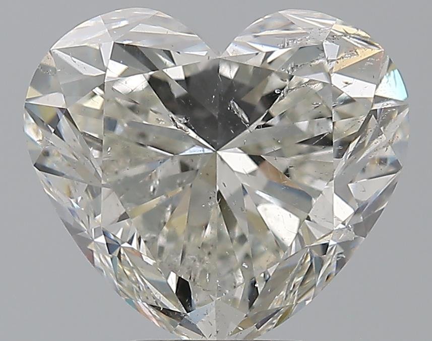 5.01ct G SI2 Rare Carat Ideal Cut Heart Diamond