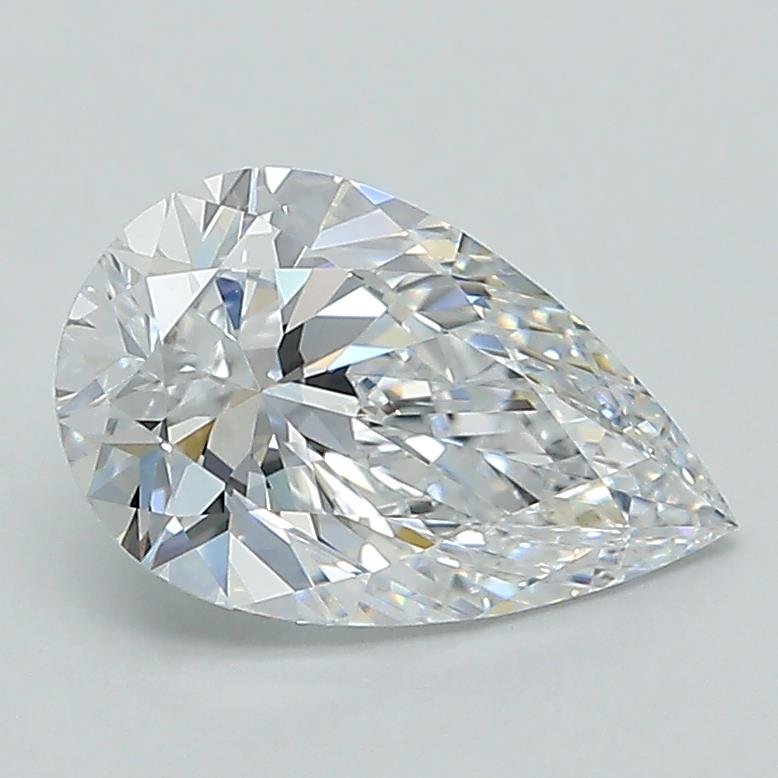 1.40ct D VS1 Rare Carat Ideal Cut Pear Lab Grown Diamond