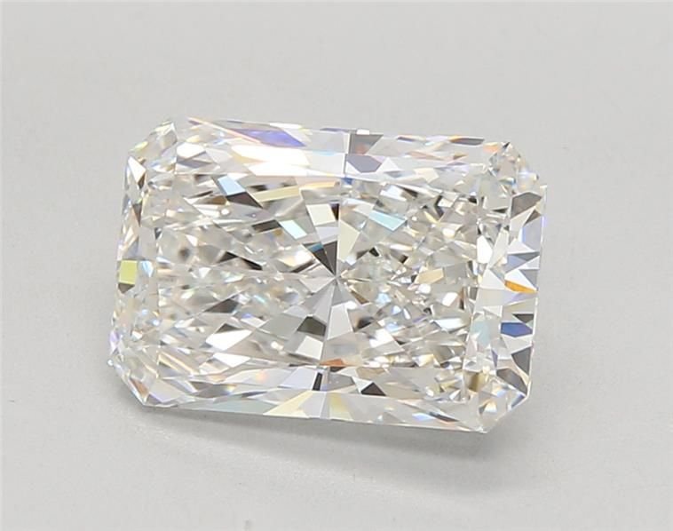 3.05ct F VS1 Rare Carat Ideal Cut Radiant Lab Grown Diamond