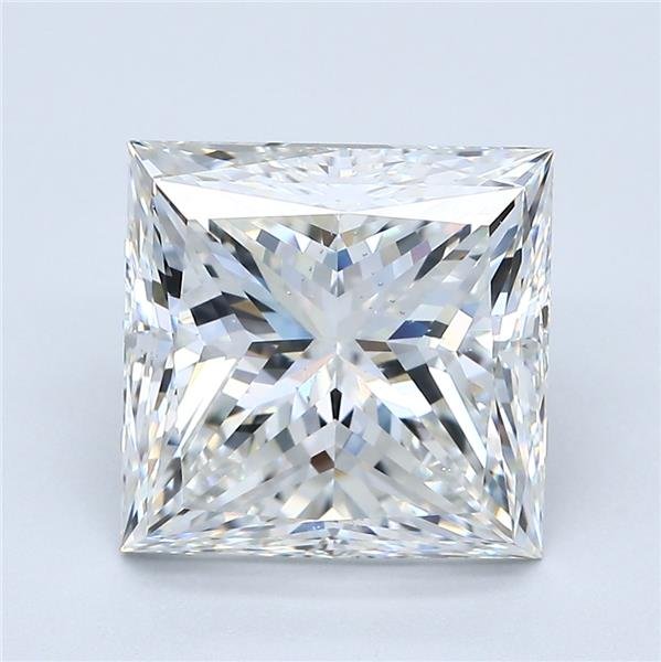 5.51ct G SI1 Very Good Cut Princess Diamond