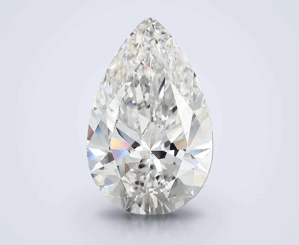 9.73 Carat Pear Lab Diamond