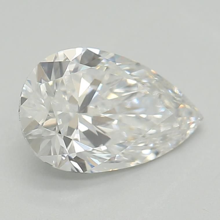 0.60ct D VVS2 Very Good Cut Pear Lab Grown Diamond