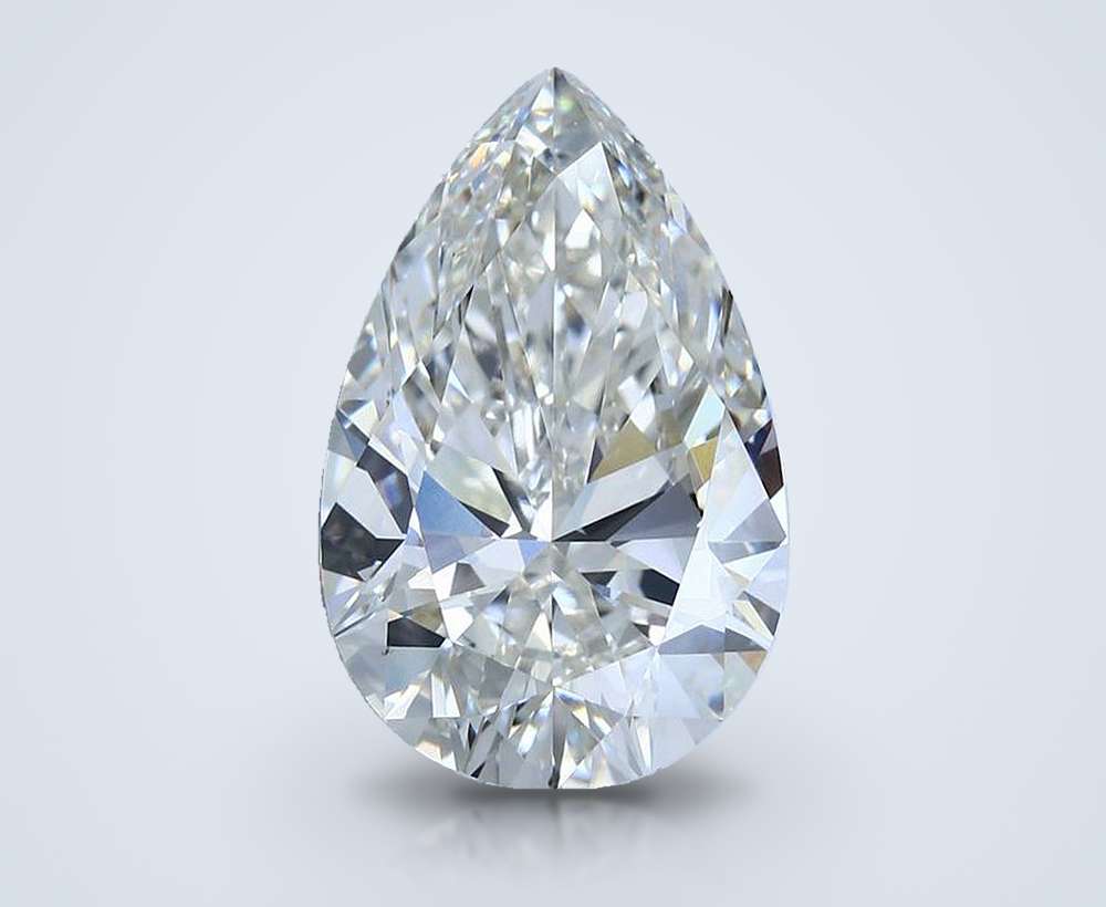 10.01 Carat Pear Lab Diamond