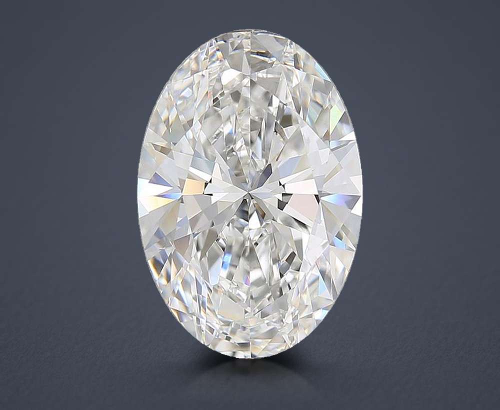 6.90 Carat Oval Lab Diamond