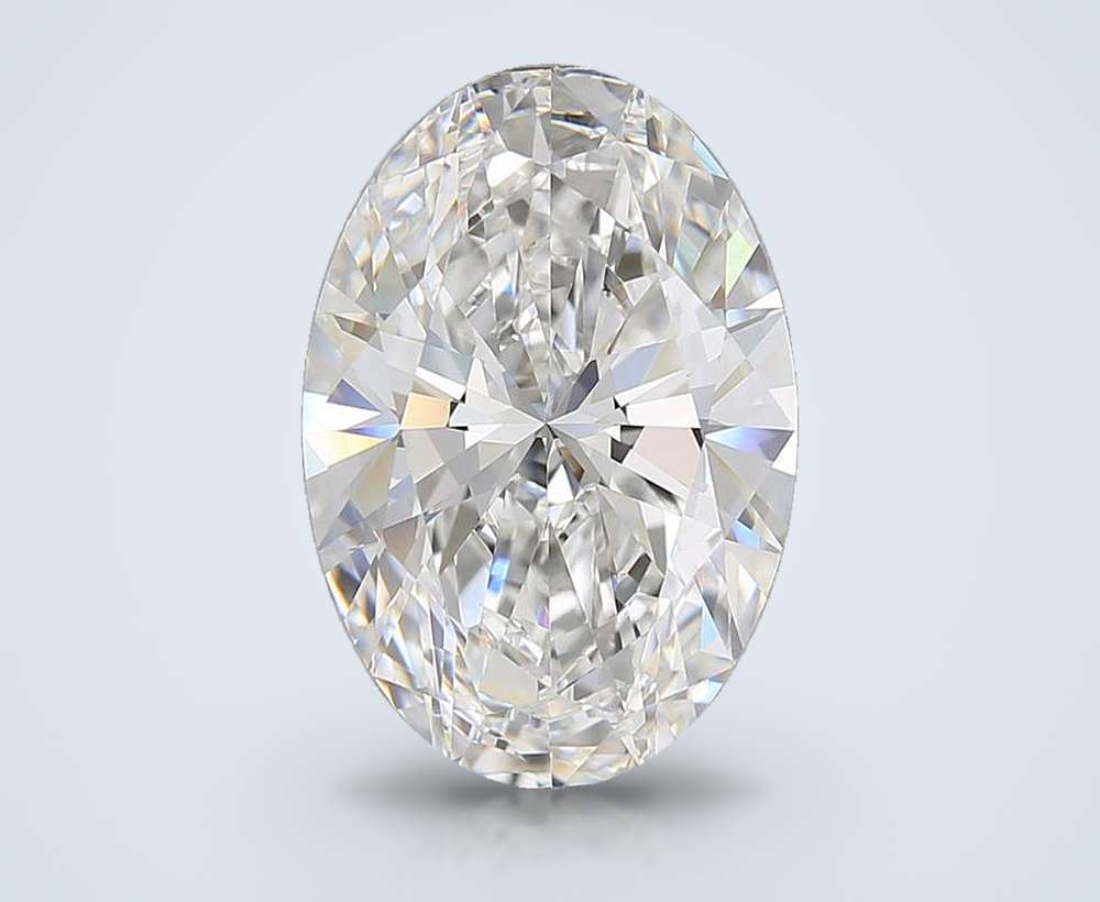 6.90 Carat Oval Lab Diamond