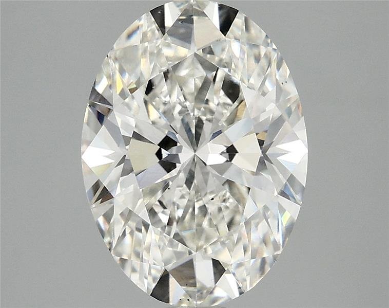 3.09ct H VS2 Rare Carat Ideal Cut Oval Lab Grown Diamond