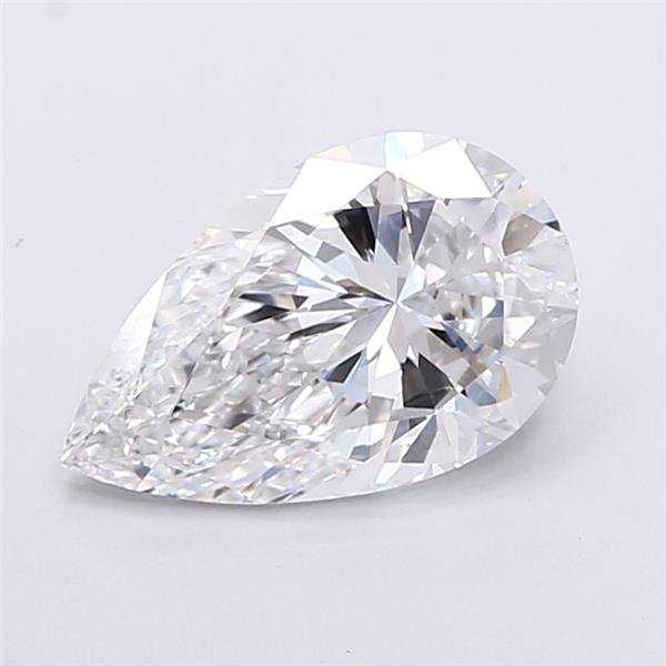 6.01ct F VVS2 Rare Carat Ideal Cut Pear Lab Grown Diamond