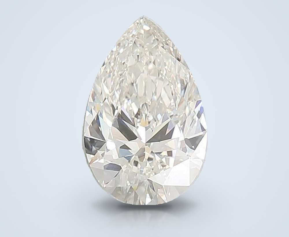 5.02 Carat Pear Lab Diamond