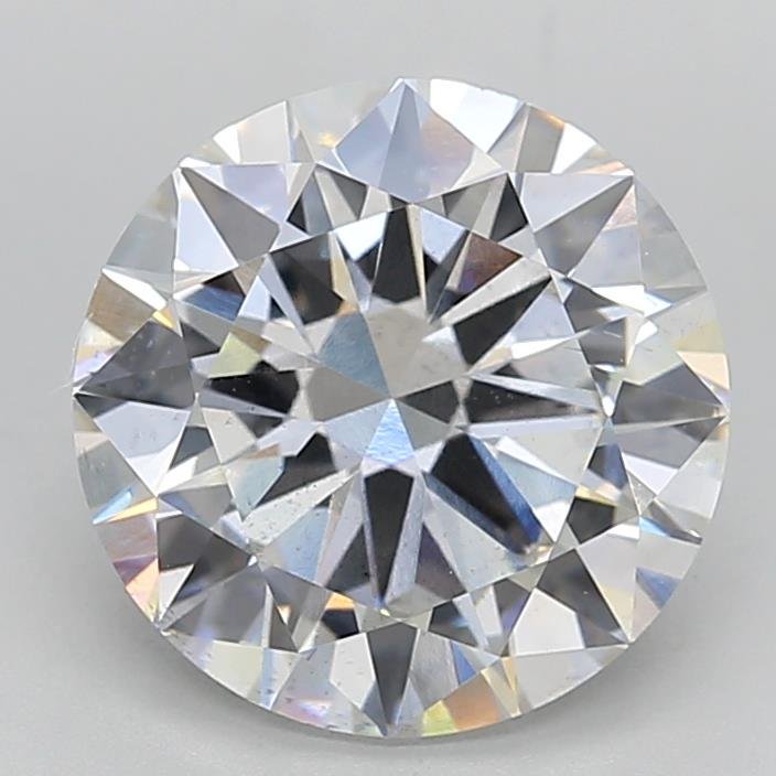 5.01ct F VS2 Very Good Cut Round Lab Grown Diamond